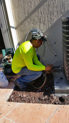 HVAC system components installation with expert coordination